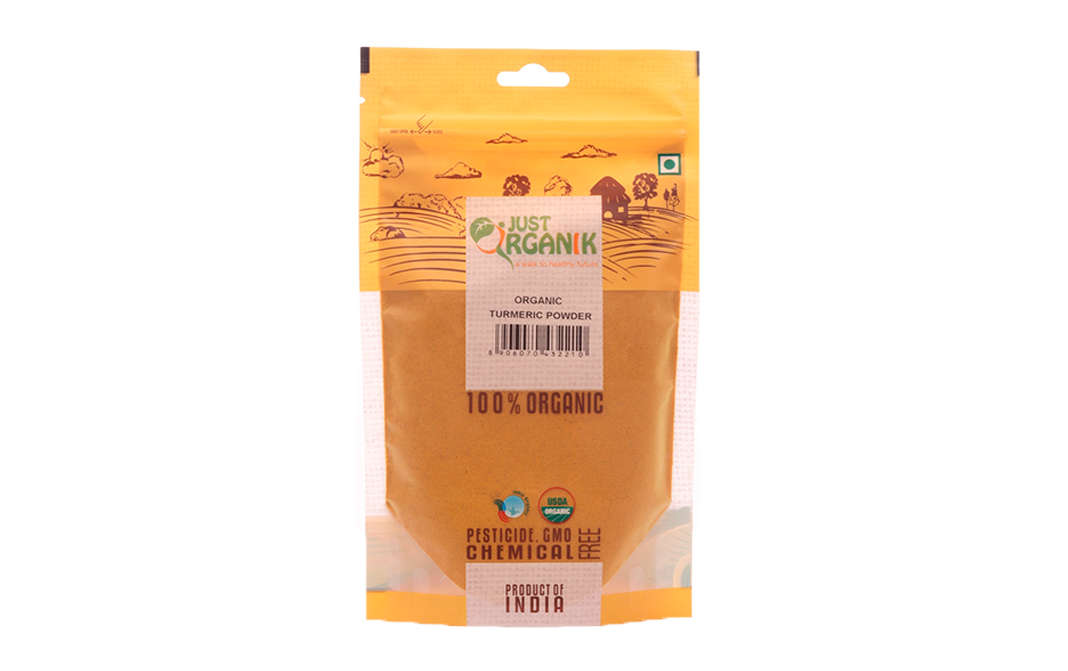 Just Organik Organic Turmeric Powder   Pack  100 grams